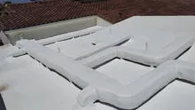 ImageRoof spray foam roofing application